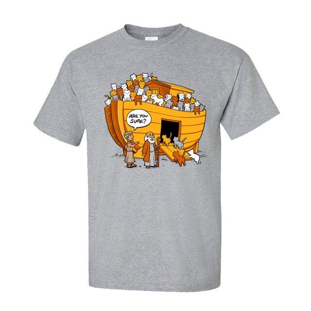 Tee shirt Humour Chat et Noé
