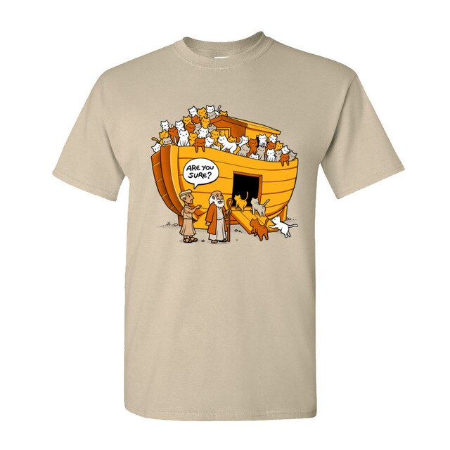 Tee shirt Humour Chat et Noé