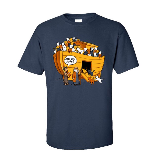 Tee shirt Humour Chat et Noé