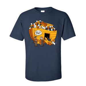 Tee shirt Humour Chat et Noé