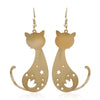 boucles d'oreilles chat noir - Vraiment-chat