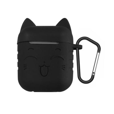 Protection pour Airpods Chat en Silicone - Vraiment-chat