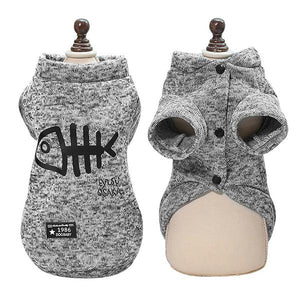 Pull Chat à boutons - Vraiment-chat