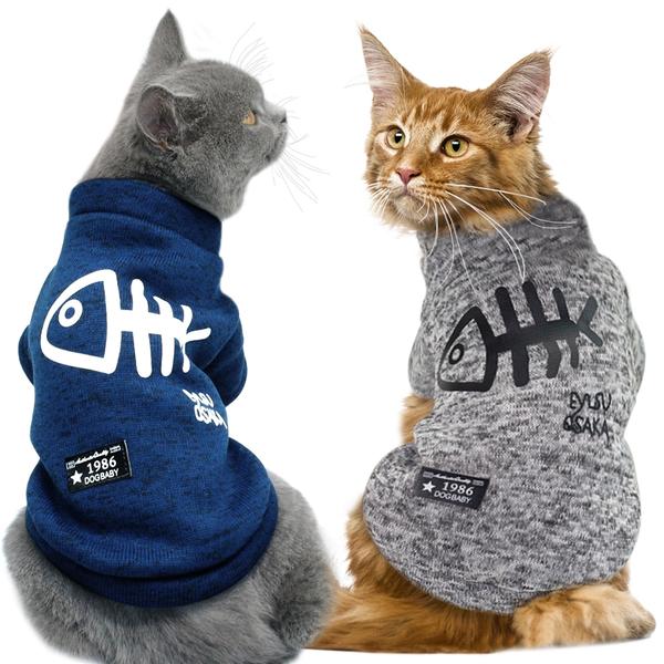 Pull Chat à boutons - Vraiment-chat