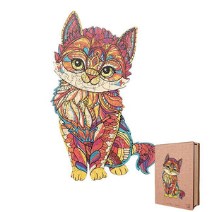 Puzzle de Chaton en Bois - Vraiment-chat