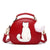 Sac à Main à Motif Chat Furry