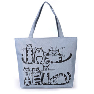 Tote bag Chat Sachac