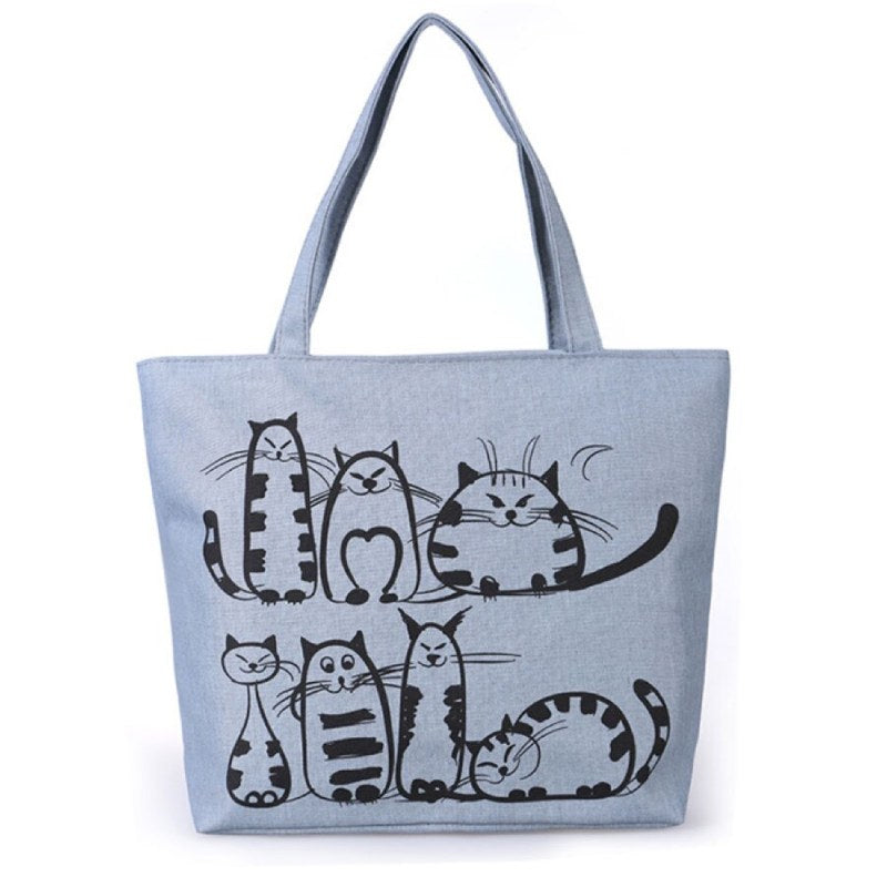 Tote bag Chat Sachac