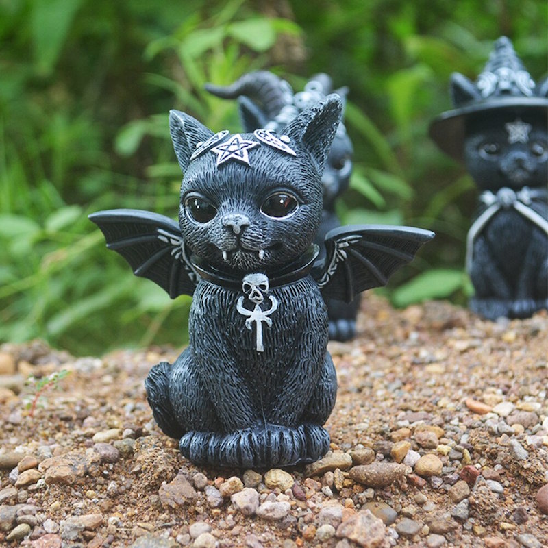 Statue Chat Extérieur Halloween