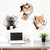 Sticker Chat papier Déchiré