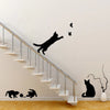 Sticker Mural Famille de Chats - Vraiment-chat