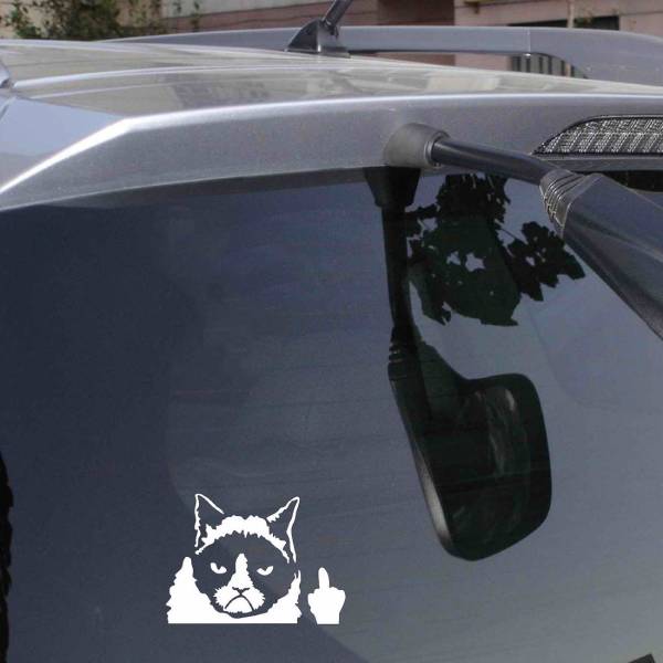 Sticker chat pour voiture CAT LADY – Vraiment-chat