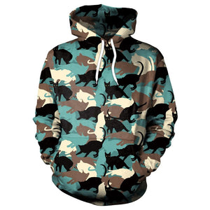 Sweat à Chat Camouflage - Vraiment-chat