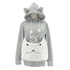 sweat poche pour porter son chat gris et blanc