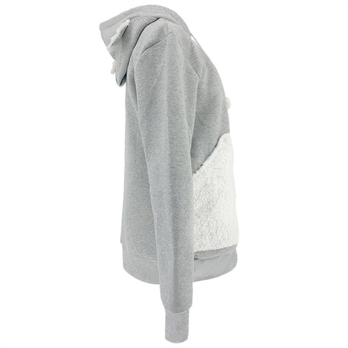 côté du sweat pour porter son chat