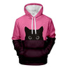 Sweat shirt Chat Bicolore Unisexe - Vraiment-chat