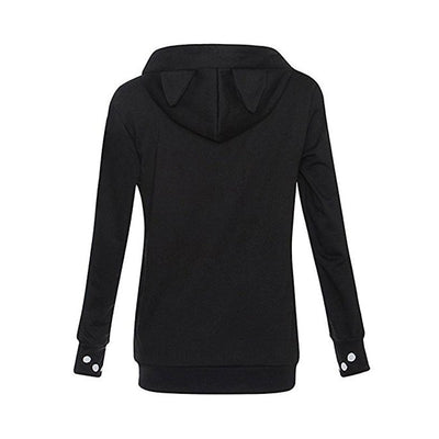Sweatshirt Trois empreintes de Chat - Vraiment-chat
