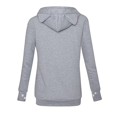 Sweatshirt Trois empreintes de Chat - Vraiment-chat