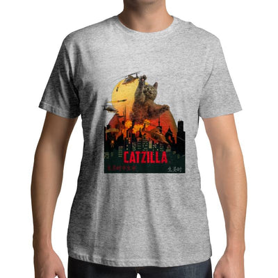 T-Shirt Affiche de Film Catzilla - Vraiment-chat