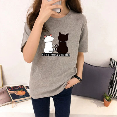 T-Shirt Cat Lovers - Vraiment-chat