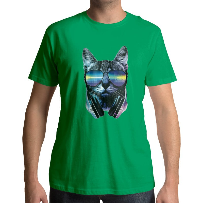 T-Shirt Chat 3D Cool Cat - Vraiment-chat