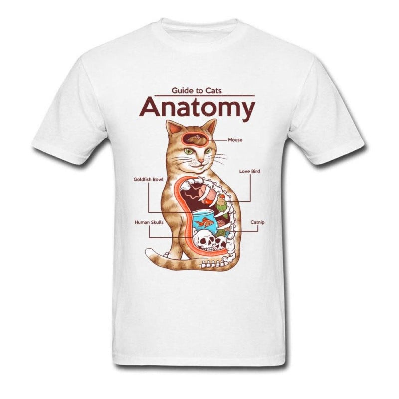 T-Shirt Anatomie de Chat - Vraiment-chat