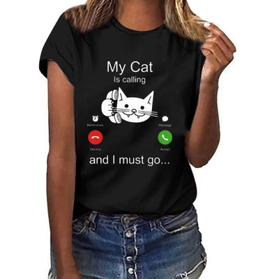 T-Shirt Chat m'appelle - Vraiment-chat