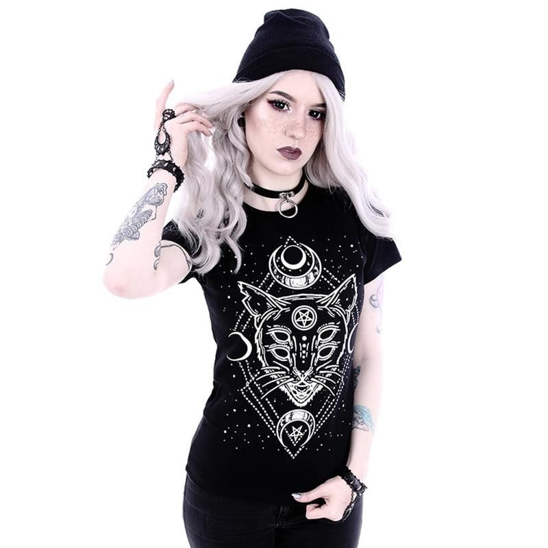 T-Shirt Chat Satanique - Vraiment-chat