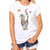 T-shirt Chat Strass