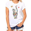 T-shirt Chat Strass - Vraiment-chat