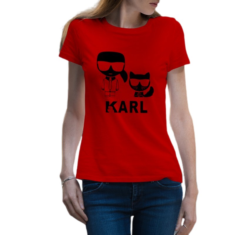 Tee shirt 2025 femme karl lagerfeld