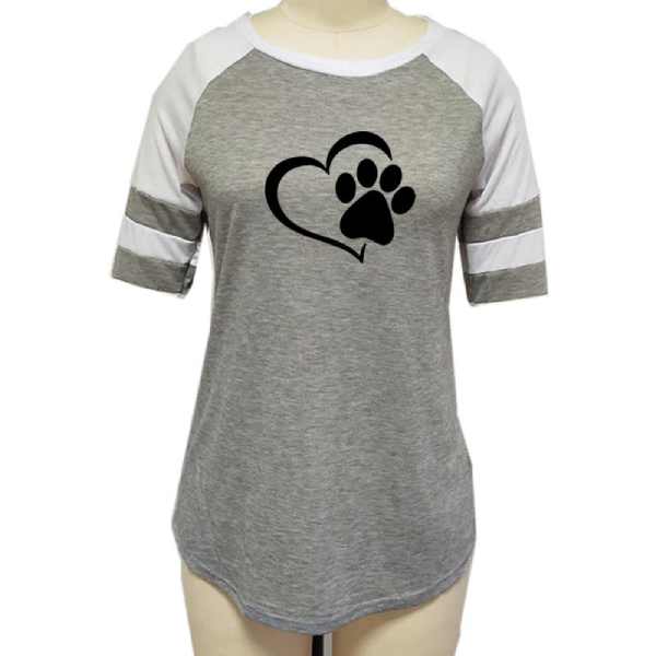 T-shirt Chat La Patte sur le Coeur - Vraiment-chat