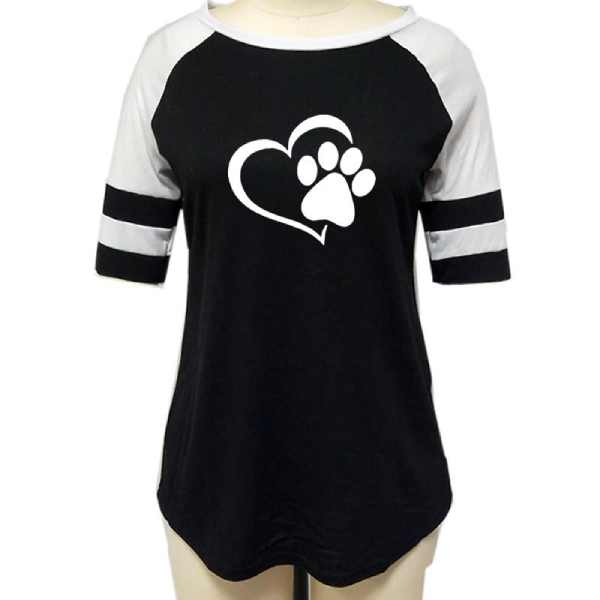 T-shirt Chat La Patte sur le Coeur - Vraiment-chat