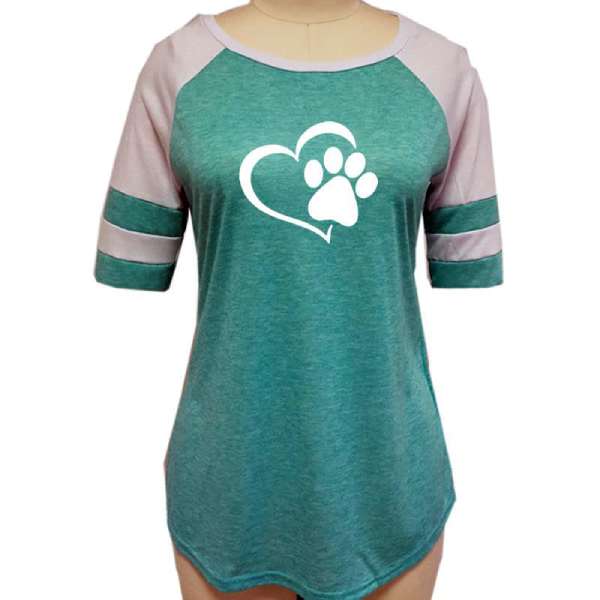T-shirt Chat La Patte sur le Coeur - Vraiment-chat