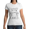 Load image into Gallery viewer, T-Shirt Imprimé Chat Who Cares - Vraiment-chat