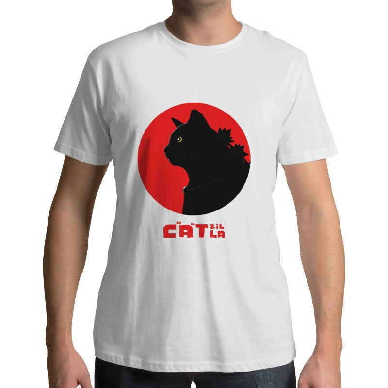 T-Shirt Monstre Catzilla - Vraiment-chat
