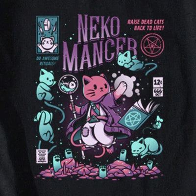T-Shirt Chat Neko Mancer - Vraiment-chat