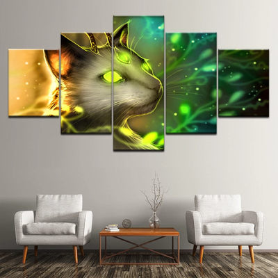 tableau chat couleur magique - Vraiment-chat