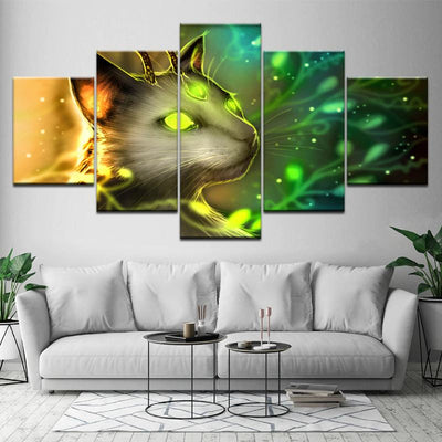 tableau chat couleur magique - Vraiment-chat