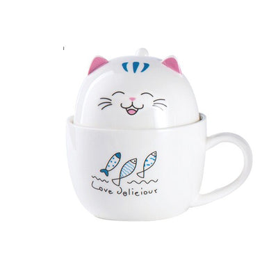 Tasse à Thé Chat et Poisson - Vraiment-chat