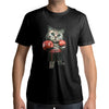 Load image into Gallery viewer, Tee-shirt avec chat qui boxe - Vraiment-chat
