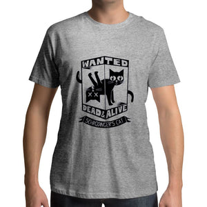 Tee-Shirt Schrodinger Cat WANTED - Vraiment-chat