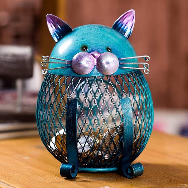 Tirelire Chat en Métal - Vraiment-chat
