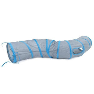 Tunnel Chat en S 120cm avec 2 fenêtres - Vraiment-chat
