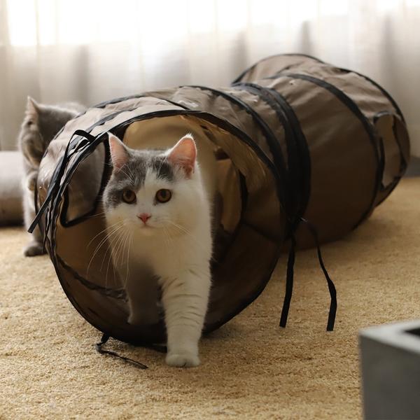 jouet pour chat tunnel 130 cm - Vraiment-chat