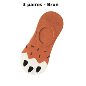 Chaussettes Fantaisie Pattes de Chat