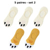 Chaussettes Fantaisie Pattes de Chat